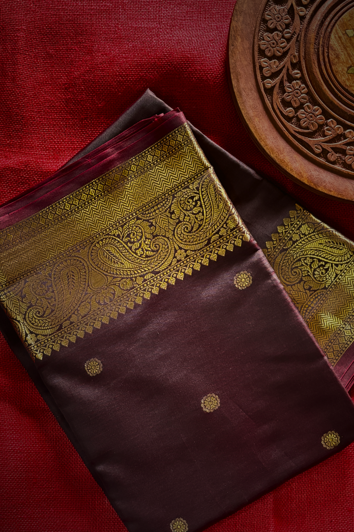 Banarasi Katan Brown