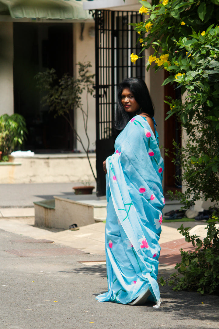 Lily Flower Khadi