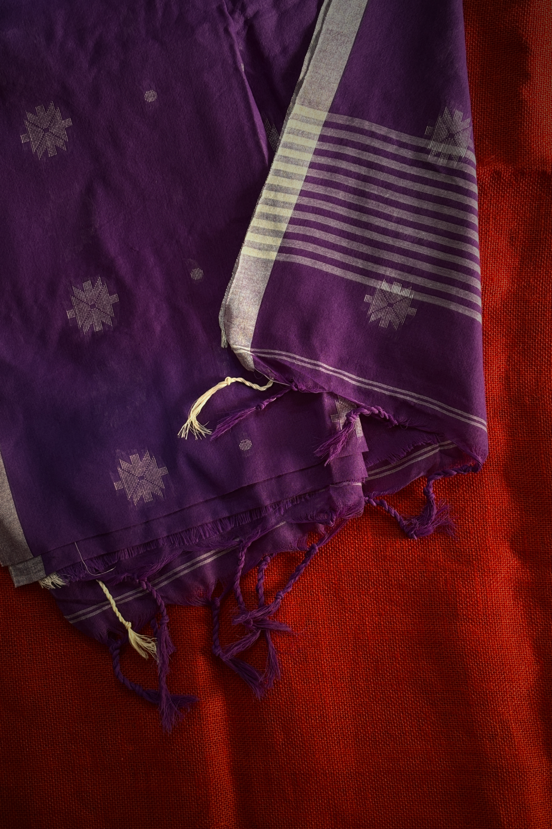 Kadhi Cotton Purple Saree