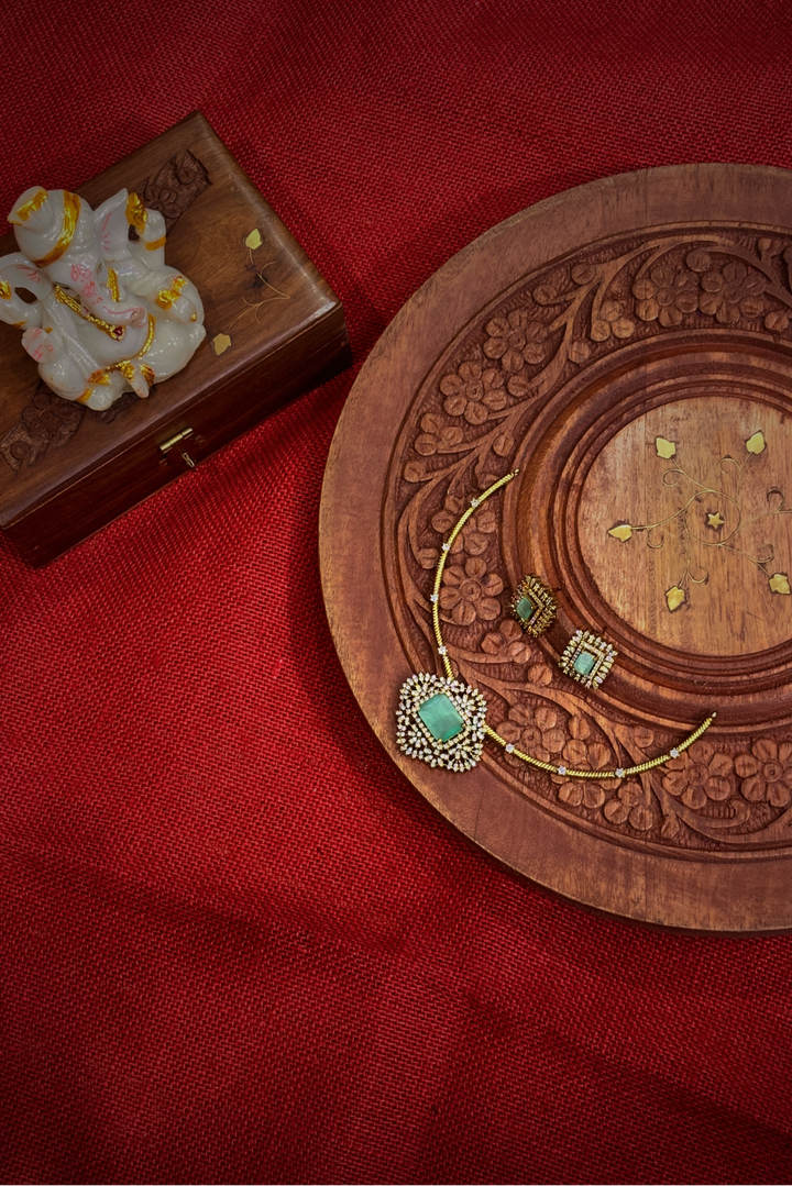 Kattam Necklace Teal