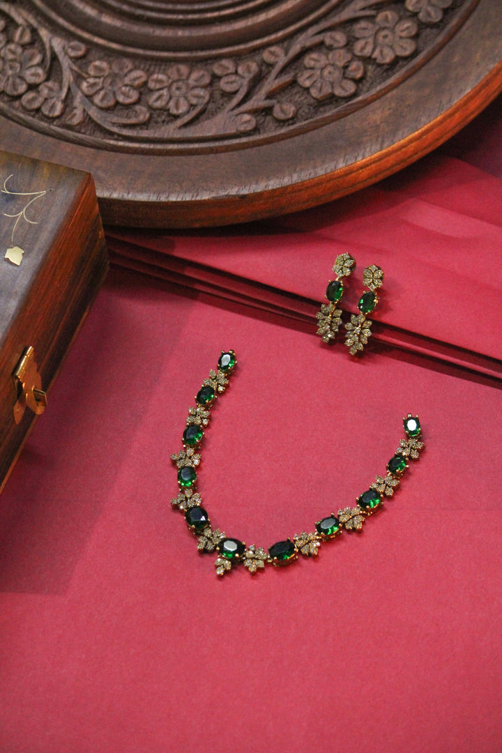 Oval Stone Necklace