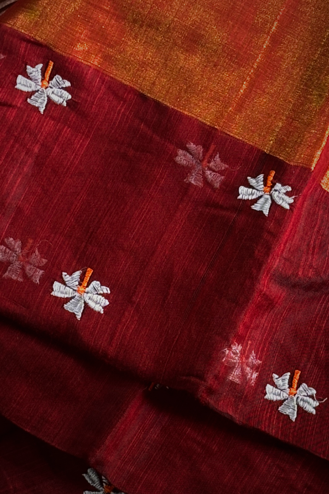 Pavazhamalli Maroon Saree