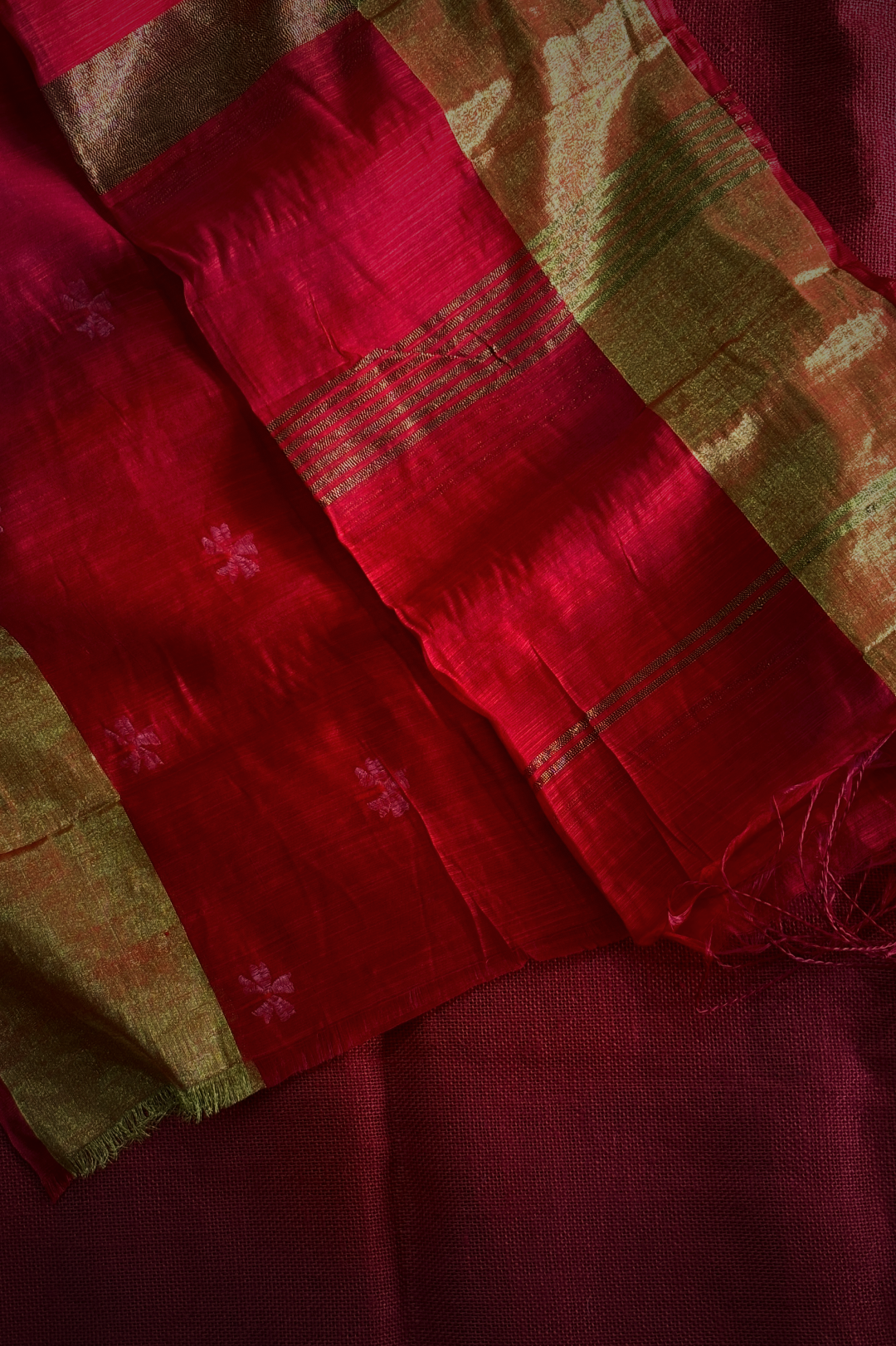 Pavazhamalli Red Saree