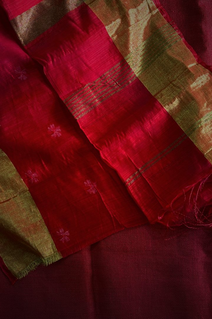 Pavazhamalli Red Saree