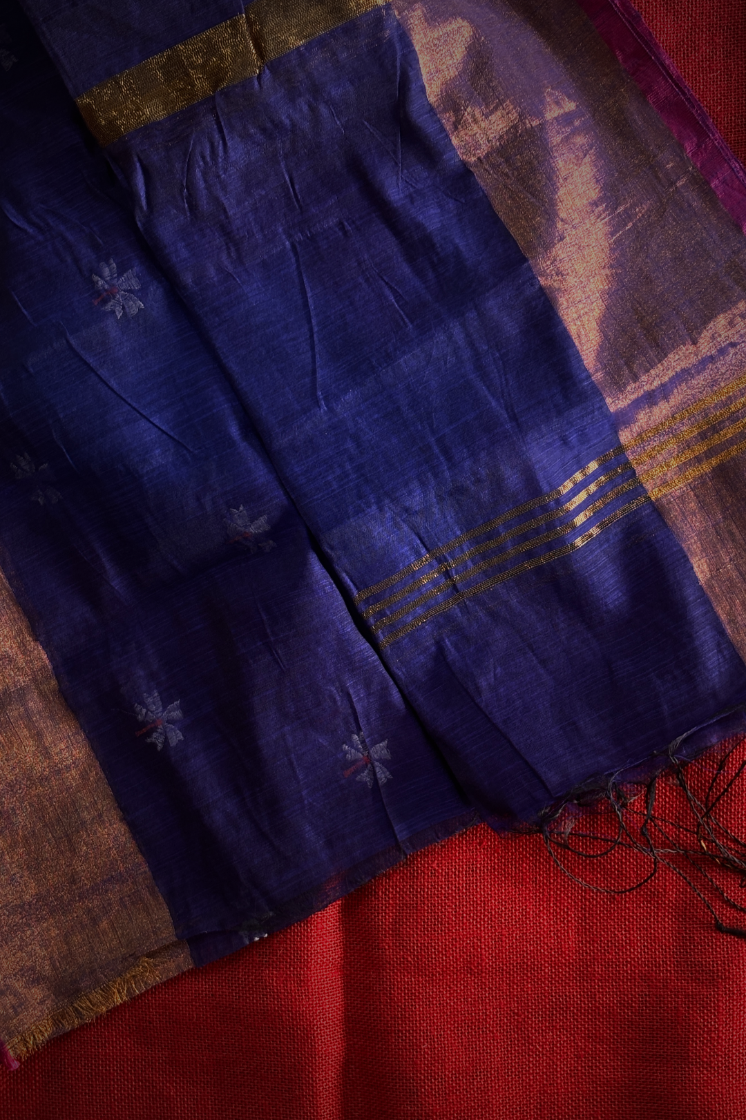 Pavazhamalli Royal blue Saree