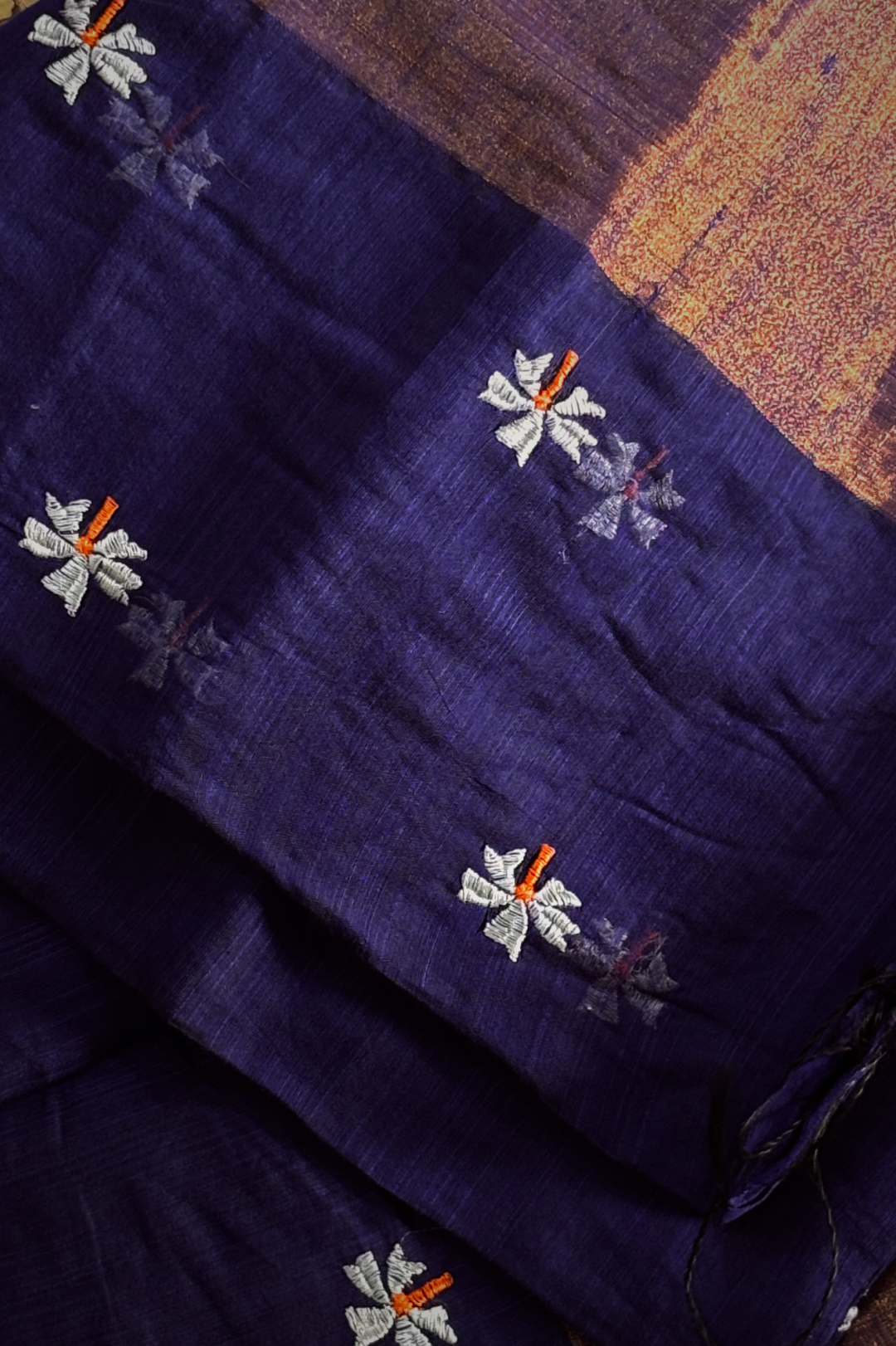 Pavazhamalli Royal blue Saree